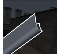 Profilé De Rive De Toit En Aluminium De 20, 30, 40 Et 550 Mm De Largeur, Pour Avant-toit Et Façade, Guide D'eau En Forme De Bec D'aigle(C,L W 130cm x 30mm)