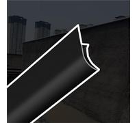 Profilé De Rive De Toit En Aluminium De 20, 30, 40 Et 550 Mm De Largeur, Pour Avant-toit Et Façade, Guide D'eau En Forme De Bec D'aigle(B,L W 90cm x 20mm)