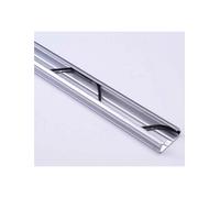 Profilé de serrage en U for serre avec clip à ressort - Barre de fixation coupe-vent en alliage d'aluminium for film de couverture agricole(T 1.0mm L 6000cm)