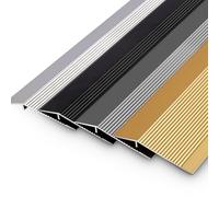 Profilé de seuil de porte extra large en métal, profilé de finition for bordure de porte d'entrée, réducteur de seuil, extra large 10 cm(Rose Gold)