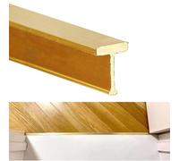 Profilé de seuil de sol en laiton massif personnalisable - Protection de bord durable for une transition de sol sans joint.(W5xH7mm(0.2"x0.28"))