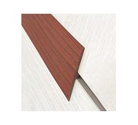 Profilé de sol en T, profilé flexible et étanche for revêtements de sol en vinyle imitation bois, jointure facile à décoller et à coller for cuisine et salle de bain(Walnut 1,1000x5cm)