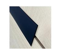 Profilé de sol en T, profilé flexible et étanche for revêtements de sol en vinyle imitation bois, jointure facile à décoller et à coller for cuisine et salle de bain(Black,400x5cm)