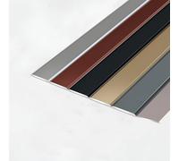 Profilé De Transition Autocollant En Aluminium Pour Sol | Bande De Recouvrement | Aluminium Anodisé | 5/6/7 Cm Large | Profil Transition Sol(Iron grey,7cm)