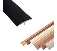 Profilé De Transition Autocollant Profilé En T,Baguettes De Finition Pour Transitions De Sol Entre Seuils Carrelages Sols Bois Tapis Longueur 90cm 120cm 150cm(Noir,W38xL900mm)