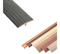 Profilé De Transition Autocollant Profilé En T,Baguettes De Finition Pour Transitions De Sol Entre Seuils Carrelages Sols Bois Tapis Longueur 90cm 120cm 150cm(Dark Gray,W60xL1200mm)