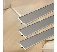 Profilé De Transition, Barre De Seuil Aluminium 3 Pièce 90cm Rampe De Seuil De Porte Et Barre De Transition Au Sol, Bande De Séparation Pour Sol Pour Portes(Bronze,W6xL90cm)