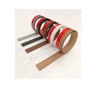 Profilé de transition de sol autocollant en PVC de 3,5 cm de large, bande de recouvrement de bord for stratifié, moquette, carrelage, comblement des différences de niveau.(Brown,114.8ft)