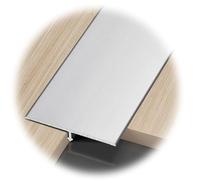 Profilé De Transition En Aluminium, Bande De Recouvrement Pour Sol Portes, Rail De Transition Anodisé, Largeur 15/20/25/30/40/50/60mm(Silver,30mm/1.18in)