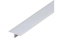 Profilé de transition en T aluminium argent mat Profilé en T (L= 14 mm, L= 250 cm)