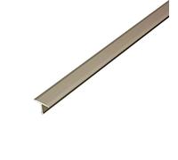 Profilé de transition en T aluminium titane mat Profilé en T (L= 14 mm, L= 250 cm)