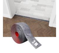 Profilé de transition épais, autocollant, pour relier les espaces du sol, seuil de tapis, carrelage (Count Grey-2M)