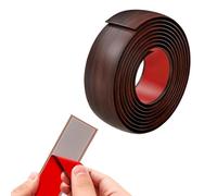 Profilé De Transition Épais, Bande De Seuil Autocollant, Bandes De Garniture De Porte De Tapis Largeur 4cm 5cm 7.6cm Barre De Transition Seuil Pour Espaces Du Sol(Black Red,4x200cm)