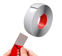 Profilé De Transition Épais, Bande De Seuil Autocollant, Bandes De Garniture De Porte De Tapis Largeur 4cm 5cm 7.6cm Barre De Transition Seuil Pour Espaces Du Sol(Argent,5x200cm)