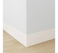 Profilé De Transition, Moulure Autocollante, Garniture Murale À Décoller Et À Coller, Pour Seuils De Porte Et Sols De Raccordement, De Carreaux De Sol Stratifié(White,500x30cm)