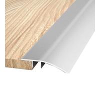 Profilé De Transition Pour Sols 90CM Réducteur De Seuil Rampes De Porte Bande De Seuil Aluminium Pour Intérieur Et Extérieur(Gray)