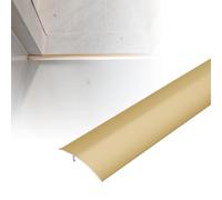 Profilé De Transition Pour Stratifié Carrelage, Barre De Seuil En Aluminium Pour Joindre Les Espaces De Sol, Bandes De Garniture 90cm(Gold,W 45mm/1.8in)