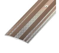 Profilé de transition sol en aluminium, largeur 6 cm, compensation hauteur 20 mm, bande recouvrement for seuils porte/parquets/stratifié/carrelage(Rose gold)
