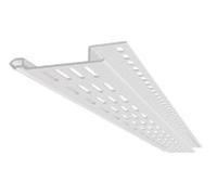 Profilé de ventilation PVC 2 m NICOLL - Blanc - PVSF2B