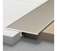 Profilé décoratifs for cadres de porte Bandes de transition en T en aluminium Bandes de seuil for joints de sol for joints de sol, traitements de seuil(Champagne,30mm 3PCS 90cm/3ft)