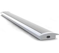 Profilé d'encastrement 8 mm - Profilé d'aluminium pour bande LED - pour montage encastré - Aluminium anodisé - gris argenté - 2 m