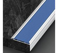 Profilé d'escalier en Aluminium, Nez de Marche antidérapant, pour Nez de Marche/Rampe/Pente, Protection d'angle en L - Bleu ||L 5 cm