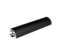 Profilé en aluminium 2020R 100-600 mm for imprimante 3D | Norme européenne, type arc, argent/noir, anodisé, 100-600mm, for imprimante 3D, durable(Black,570mm)
