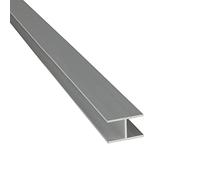 Profilé en aluminium en forme de H pour dimensions intérieurs de 4,5 à 16 mm