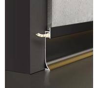 Profilé en aluminium for plinthes à LED, colle d'angle autocollante for éclairage inférieur disponible, plinthe, kit de canal lumineux linéaire haute dureté(H6.5cm/2.55in,L100cm/39.3in)