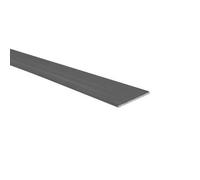 Profilé en aluminium - HOMEWELL - Méplat aluminium 24x1 mm - Gris - Finition satinée argent