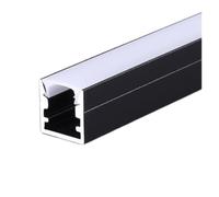 Profilé en aluminium LED doré/noir de 0,5 m/1 m/1,5 m, canal caché encastré | Applique murale(0.5mx5pcs,U10-milky)
