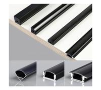 Profilé En Aluminium LED, Noir 0,5 M/pièce Profilé En Aluminium LED De Style V/U/YW For Support De Canal 5050 5630 Couverture Laiteuse Armoire Placard Barre Linéaire Lumières 2/3/5/10 Pièces ( Color :
