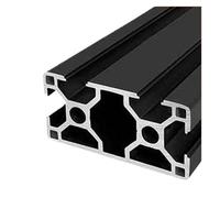 Profilé en aluminium noir 3030 3060, 1 pièce, for cadre de bricolage, rail linéaire, extrusion, pièce d'imprimante 3D CNC, machine d'extrusion de métal(OB-3060N1-b,500mm)