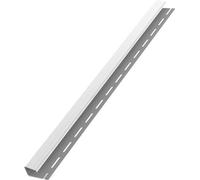 Profilé en plastique BRYZA "J", longueur 3M, blanc RAL 9010