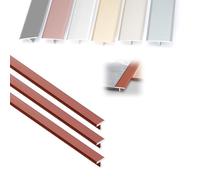 Profilé En T,Barre De Seuil，Profil Rail De Transition Plate Aluminium，Bande De Moulure De Bord Pour Moquette Et Revêtement De Sol，largeur 6/8/10/12/15/20mm(Rouge,W6mmxL90cm)