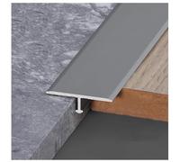 Profilé en T en aluminium pour les transitions au sol, profil de transition pour les transitions de tapis et de carrelage, profils de porte et de seuil pour relier les joints de sol entre le carrelage