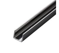 Profilé en U acier inoxydable V2A nature pour montage ultérieur (B=11 mm)