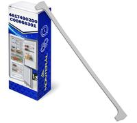 Profilé Frontal pour Clayette Frigo Congelateur Combiné 450 x 50 x 9 mm avec Code d’origine 4617490200 4812260100 pour Beko C00866301 pour Whirlpool pour Indesit - Garantie de 10 Ans - MONTERAL