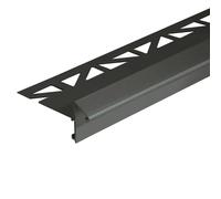 Profilé goutte d'eau pour balcon anthracite, bandeau 18 mm (H= 13 mm, L= 300 cm)