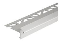 Profilé goutte d'eau pour balcon argent, bandeau 18 mm (H= 13 mm, L= 300 cm)