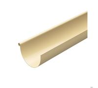 Profile gouttière PVC 25 demi-ronde en 2ml - sable