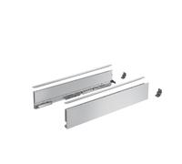 Profilé latéral de tiroir AvanTech YOU, H101mm, argent, gauche et droite - HETTICH - 9353