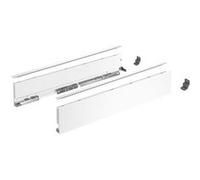 Profilé latéral de tiroir AvanTech YOU, H101mm x L350mm, blanc, gauche et droite - HETTICH - 9353385 Blanc G