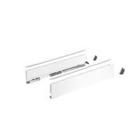 Profilé latéral de tiroir AvanTech YOU, H101mm x L400mm, blanc, gauche et droite - HETTICH - 9353386