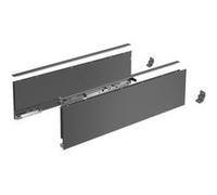 Profilé latéral de tiroir AvanTech YOU, hauteur 139 mm x NL 450 mm, Anthracite, gauche et droite - HETTICH - 9353434 G