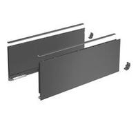 Profilé latéral de tiroir AvanTech YOU, hauteur 187 mm x NL 550 mm, Anthracite, gauche et droite - HETTICH - 9353445 G