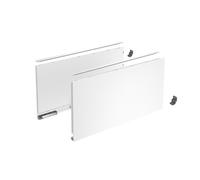 Hettich Profilé latéral de tiroir AvanTech YOU H251 x NL400 mm Blanc gauche et droite