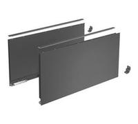 Profilé latéral de tiroir AvanTech YOU, hauteur 251 mm x NL 450 mm, Anthracite, gauche et droite - HETTICH - 9353450 G