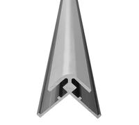 Profilé angle 90° extérieur pour panneau VIPANEL 3 mm - Aluminium mat, hauteur 255 cm