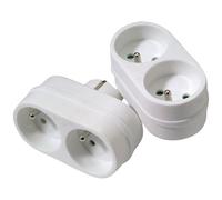 Multiprise - PROFILE - 2X16A - Blanc - Bloc multiprise - 1,5m - Prêt à poser - Interrupteur